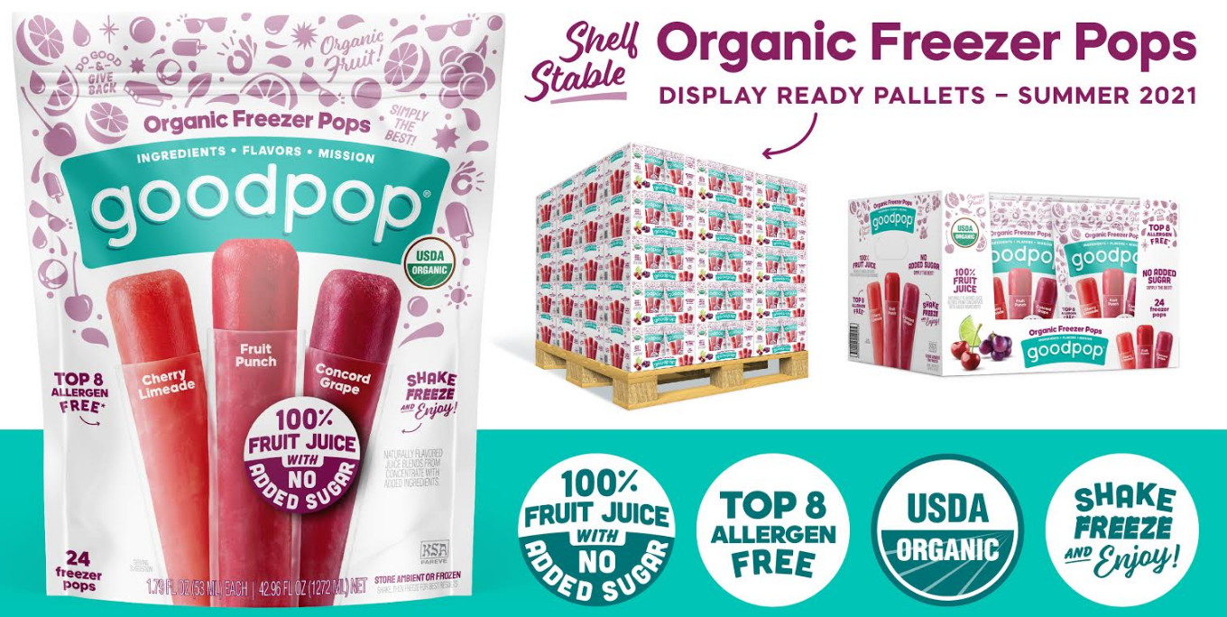 GoodPop Organic Freezer Pops Variety - Good Stuff Distributors Inc.