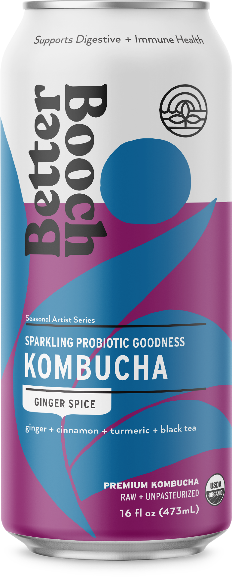 Ginger Spice Seasonal Kombucha Good Stuff Distributors Inc.