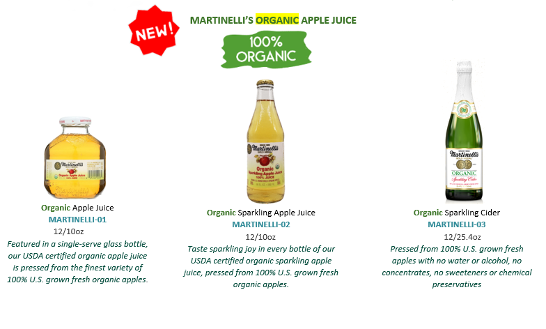 Organic Apple Juice - Martinelli's